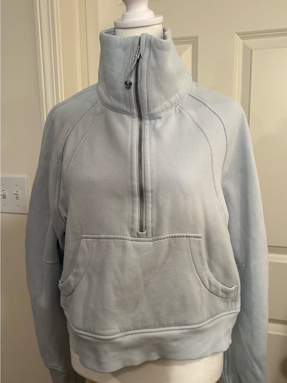 lululemon athletica Light Blue Half-Zip Pullover Hoodie - Picture 3 of 5